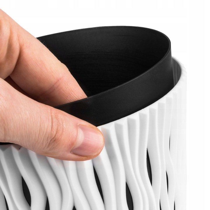 Doniczka Sandy Round fi 19 cm x h 16,5 cm antracyt - obrazek 5