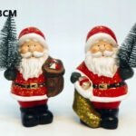 FIGURKI BOŻONARODZENIOWE DEKORACYJNE MIKOŁAJE H 23 CM