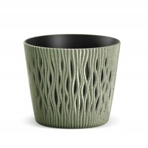 Doniczka Sandy Round fi 26 cm x h 22,2 cm zielony