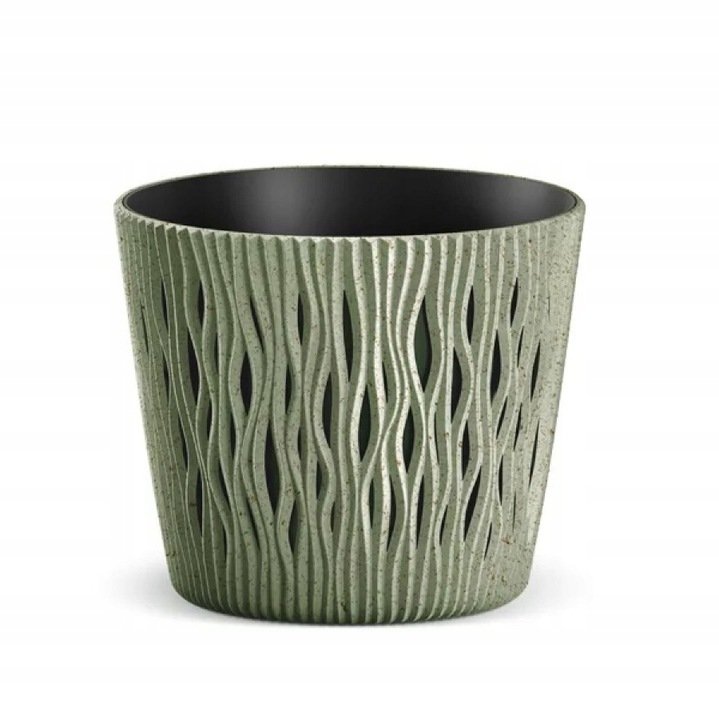 Doniczka Sandy Round fi 26 cm x h 22,2 cm zielony