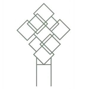 Podpora do kwiatów kwadraty zielona herbata