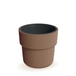 Doniczka z wkładem Milly DBMIR300 średnica 30 cm Rustykalna cegła brąz