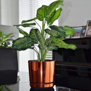 Doniczka ORANŻ Dekor nowoczesna ozdobna 14 cm