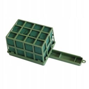 Floret z gąbką florystyczną zieloną do kwiatów żywych MINI