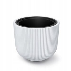 Doniczka z wkładem Milly DBML400 średnica 40 cm Biała