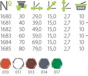 Podstawka 39cm pod skrzynkę Venus 40 brązowa - obrazek 9