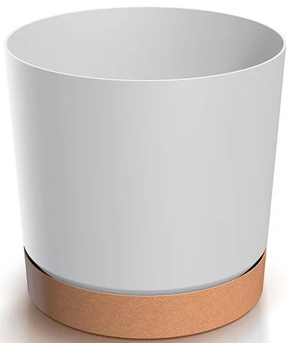 Doniczka z podstawką TUBO PM 18 CM Prosperplast 17,8x17,8x17,5 cm zielony - obrazek 2