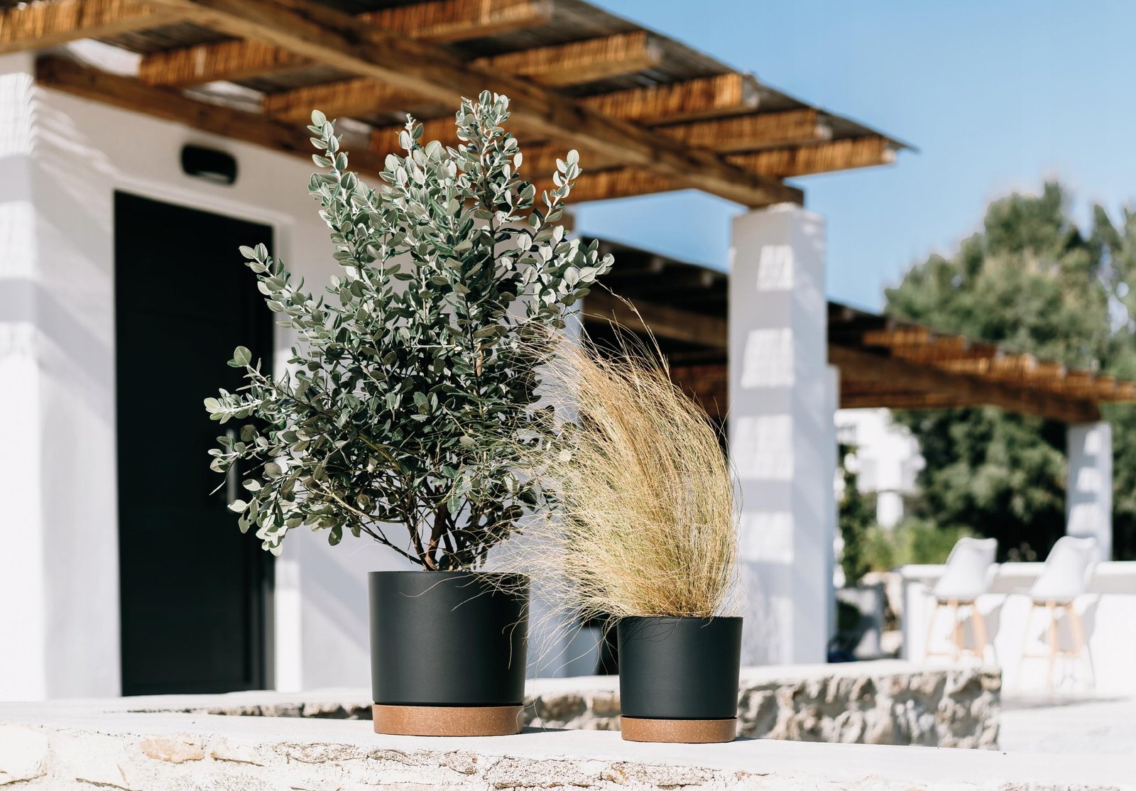 Doniczka z podstawką TUBO PM 30 CM Prosperplast 29,2x29,2x28,3 cm biała - obrazek 15