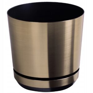 Doniczka STAL Dekor nowoczesna ozdobna 26 cm