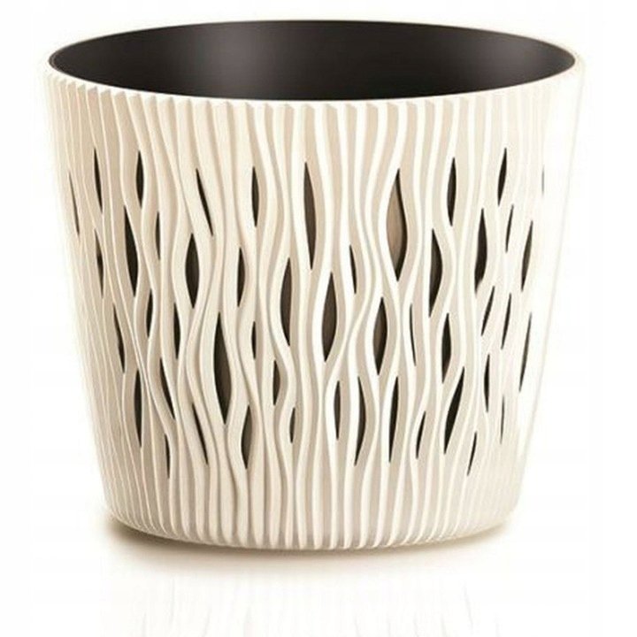 Doniczka Sandy Round fi 26 cm x h 22,2 cm zielony - obrazek 7