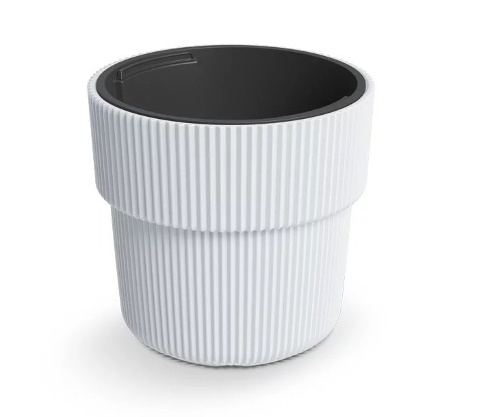 Doniczka z wkładem Milly DBMIR300 średnica 30 cm Biała