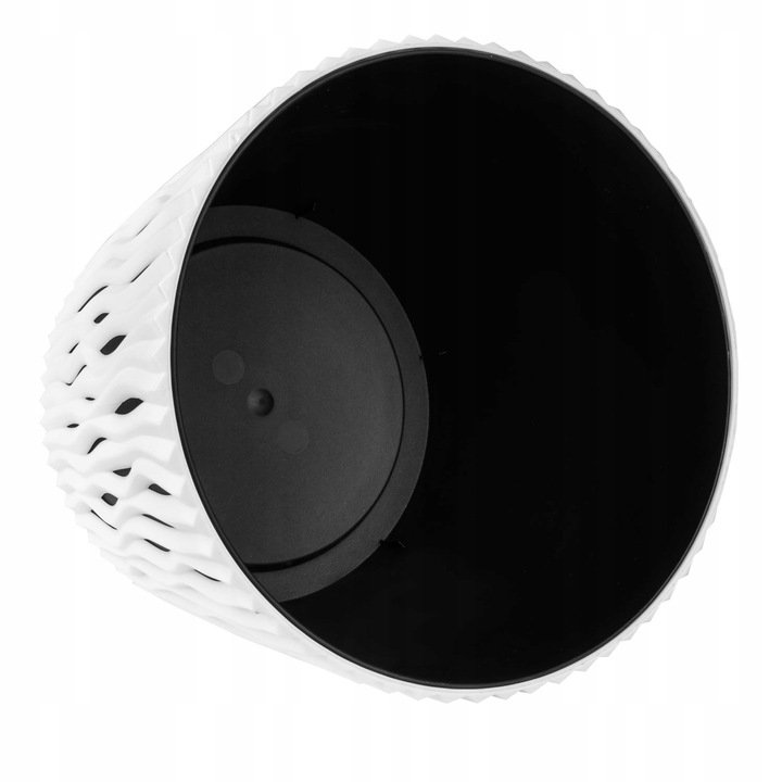 Doniczka Sandy Round fi 16 cm x h 13,8 cm szary kamienny - obrazek 4