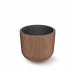 Doniczka z wkładem Milly DBML240 średnica 24 cm Rustykalna cegła brąz