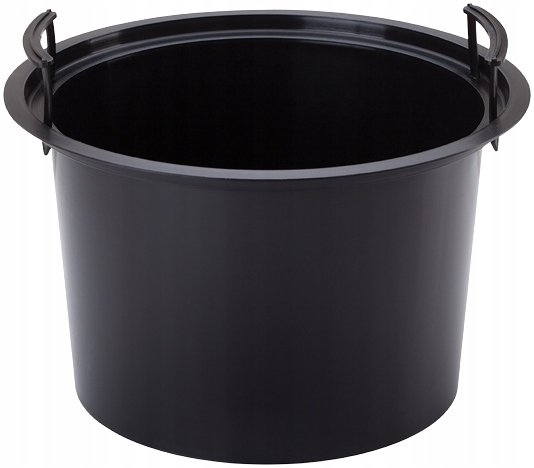 Doniczka Mika 30 platyna szara z wkładem - obrazek 3