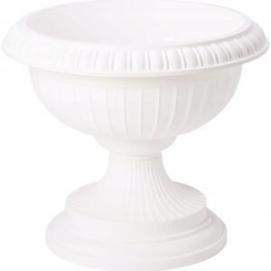 Doniczka gazon na nodze Euro fi41cm h36cm biały