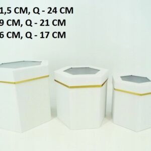 Flowerbox pudełko na kwiaty 3w1 biały