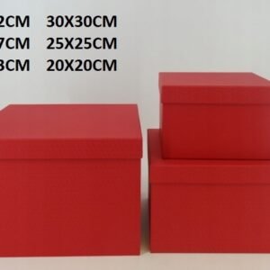 Flowerbox pudełko 3w1 kwadrat czerwony 30x30cm