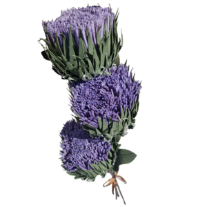 Gałązka Piankowa H 67 cm 3 Kwiaty OR-FL-61-01-PURPLE