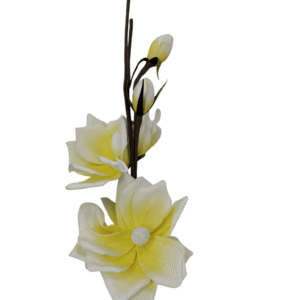 Gałązka Magnolia H 100 cm Kwiat Q 18 cm Pianka VIP6611