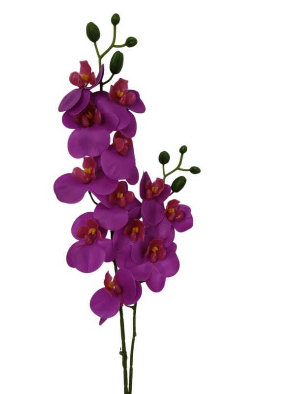 Gałązka Storczyk Gumowy H 58 cm 12 główek