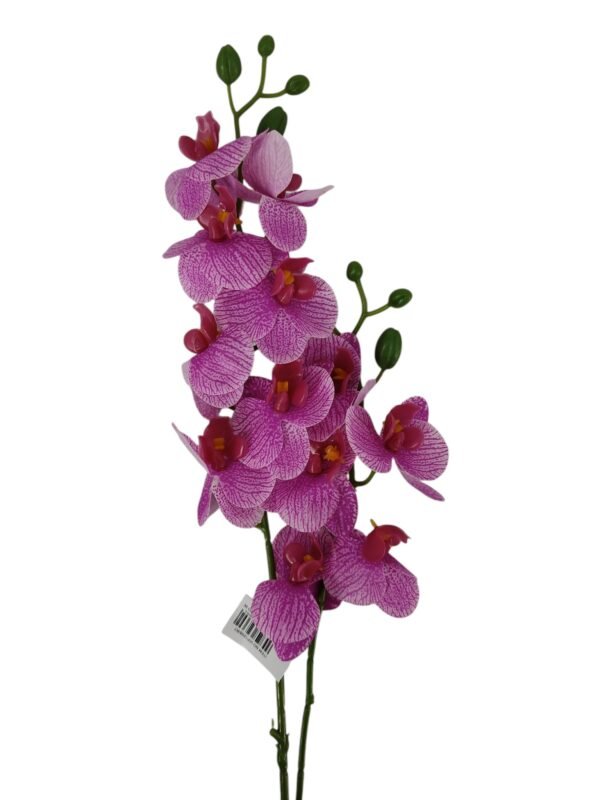 Gałązka Storczyk Gumowy H 58 cm 12 główek (wzór 1)