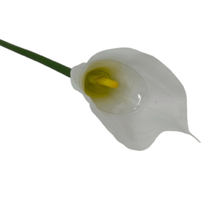 Kalla Kalia gałązka pojedyncza gumowa H 74 cm 12cmx9 cm  VIP2318#204