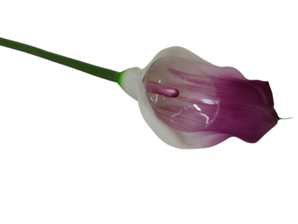 Kalla Kalia gałązka pojedyncza gumowa H 74 cm 12cmx9 cm
