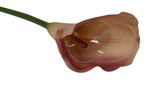 Kalla Kalia gałązka pojedyncza gumowa H 74 cm 12cmx9 cm