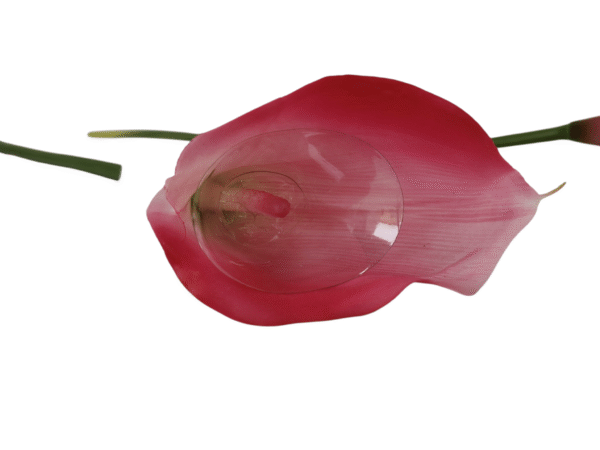 Kalla Kalia gałązka pojedyncza gumowa H 74 cm 12cmx9 cm