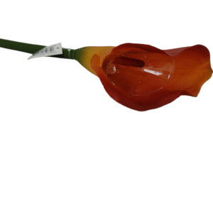 Kalla Kalia gałązka pojedyncza gumowa H 74 cm 12cmx9 cm  VIP2318#136
