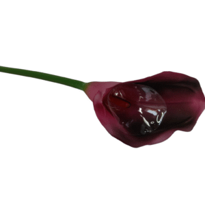 Kalla Kalia gałązka pojedyncza gumowa H 74 cm 12cmx9 cm  VIP2318#67