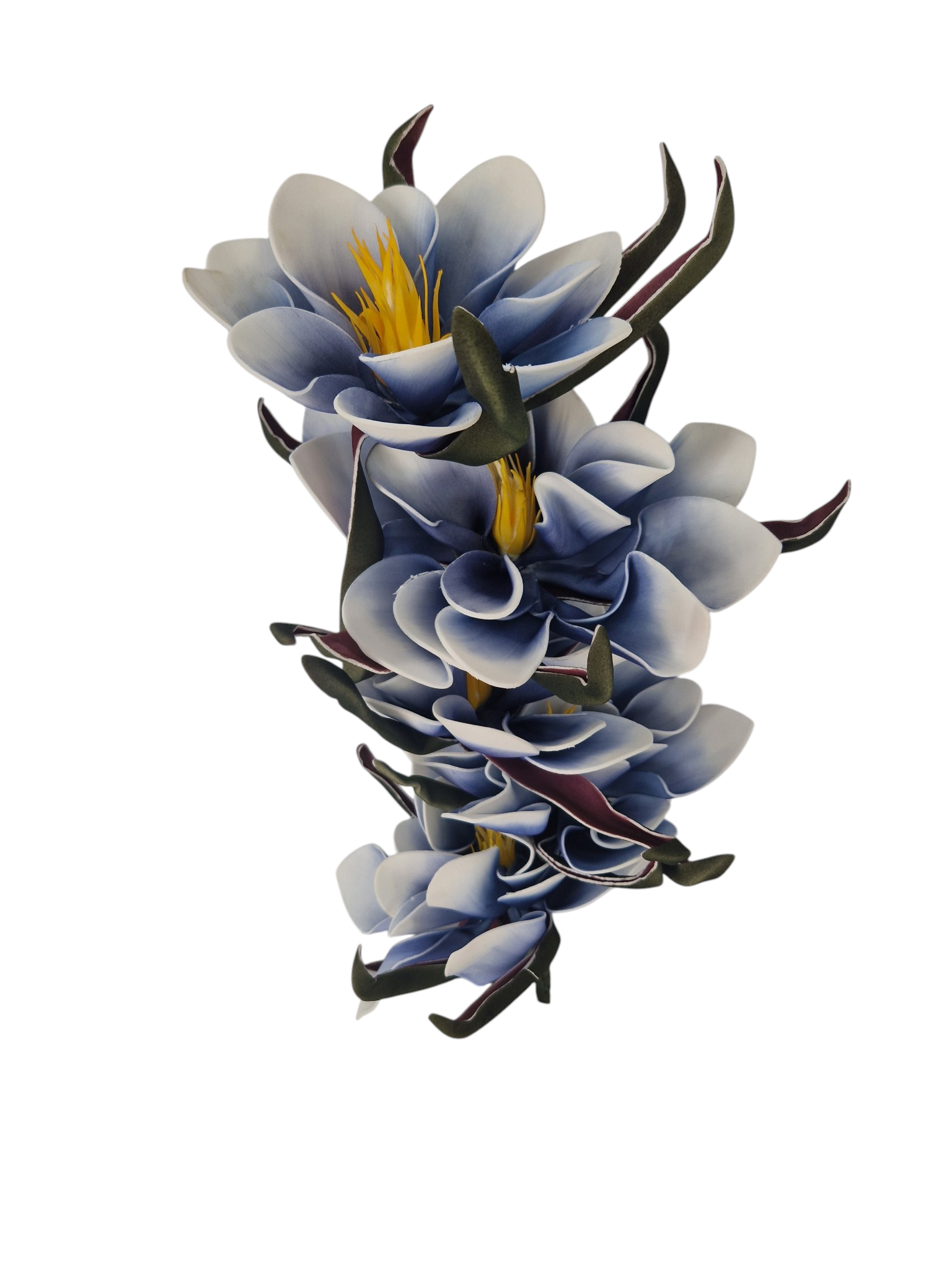 Gałązka Magnolia 5 Kwiatów H 106 cm Kwiat Q 20 cm Pianka - obrazek 4