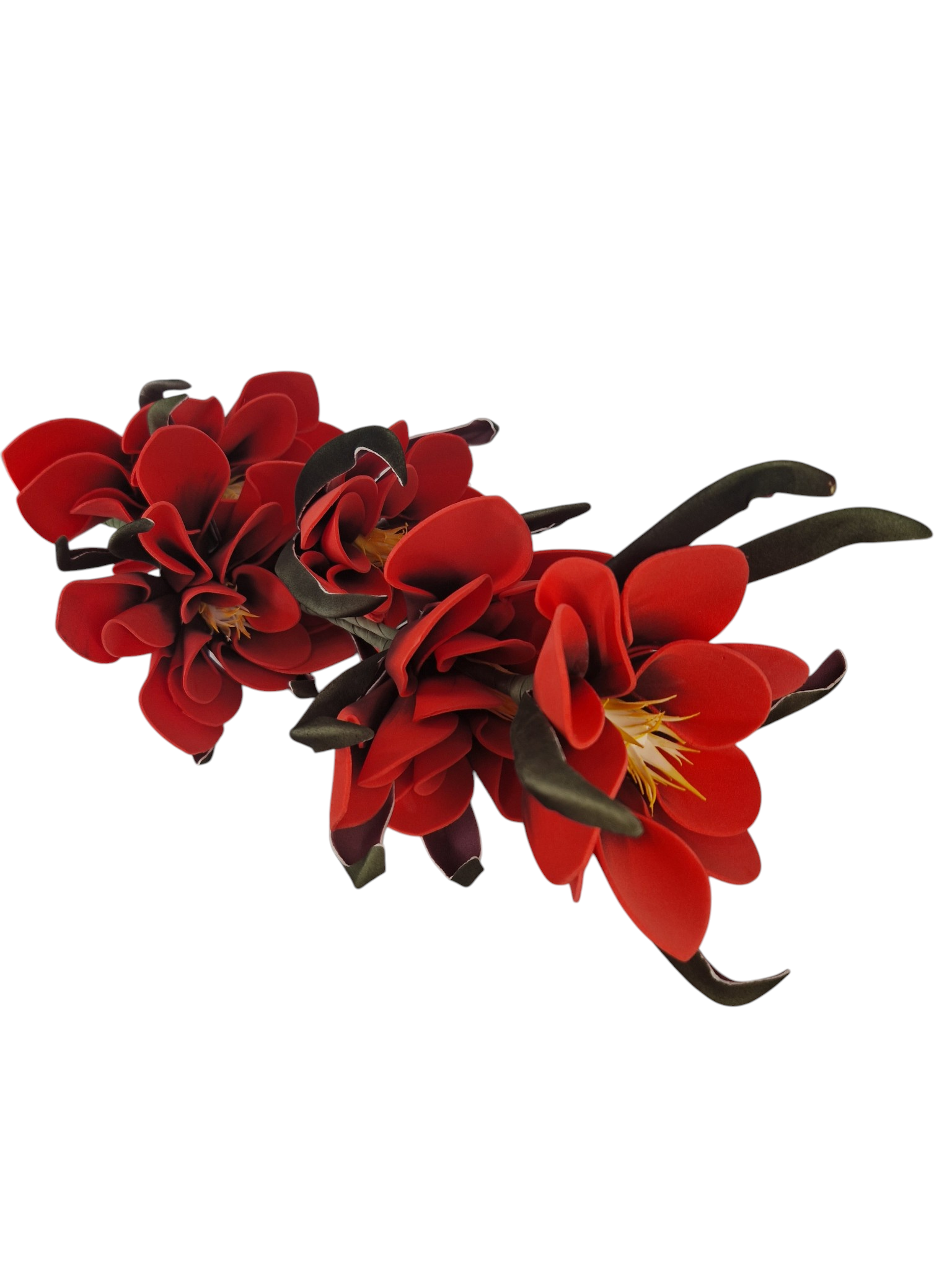 Gałązka Magnolia 5 Kwiatów H 106 cm Kwiat Q 20 cm Pianka