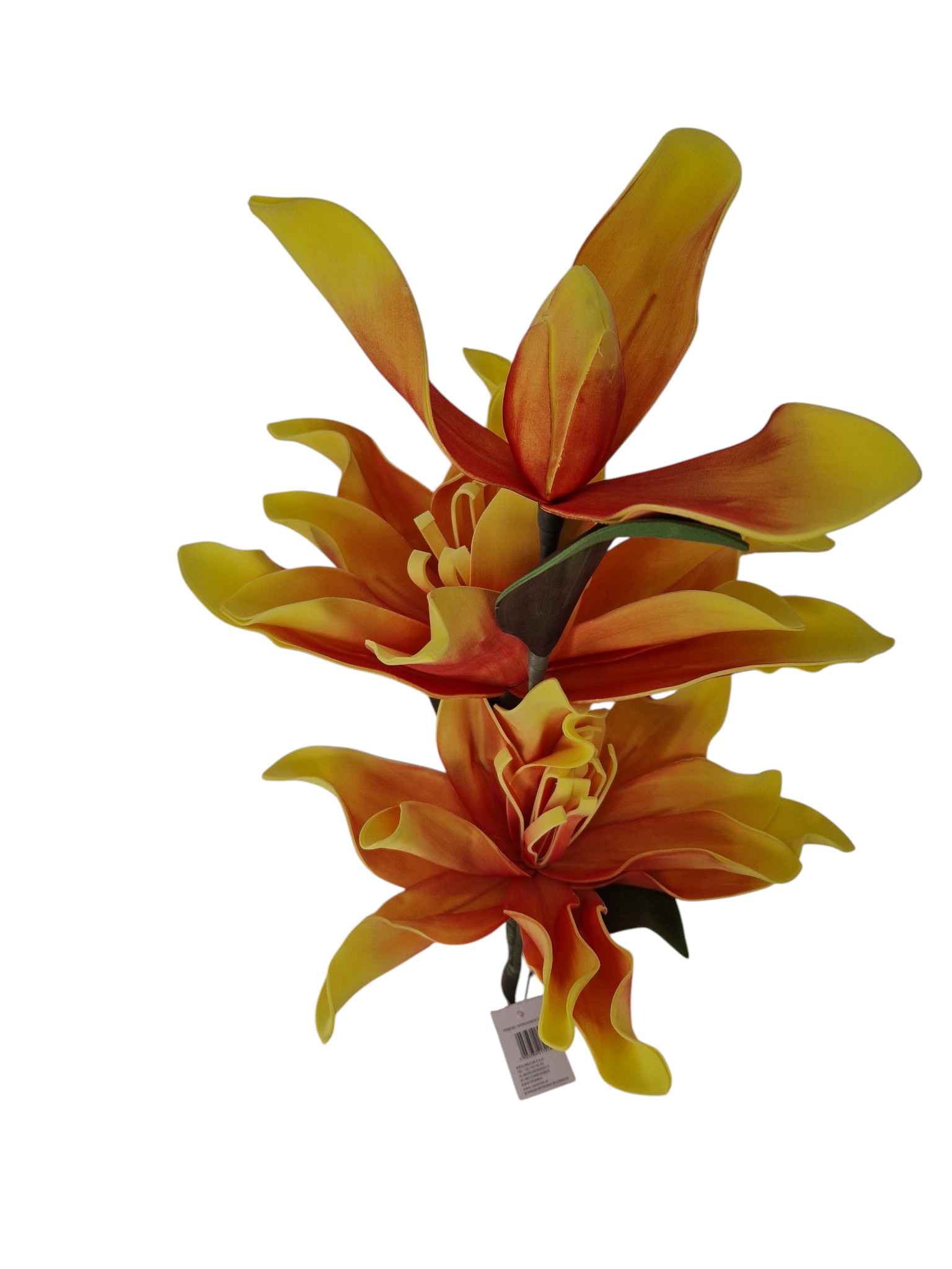 Gałązka Magnolia Pianka H 110 cm 2 Kwiaty + 1 pąk - obrazek 3