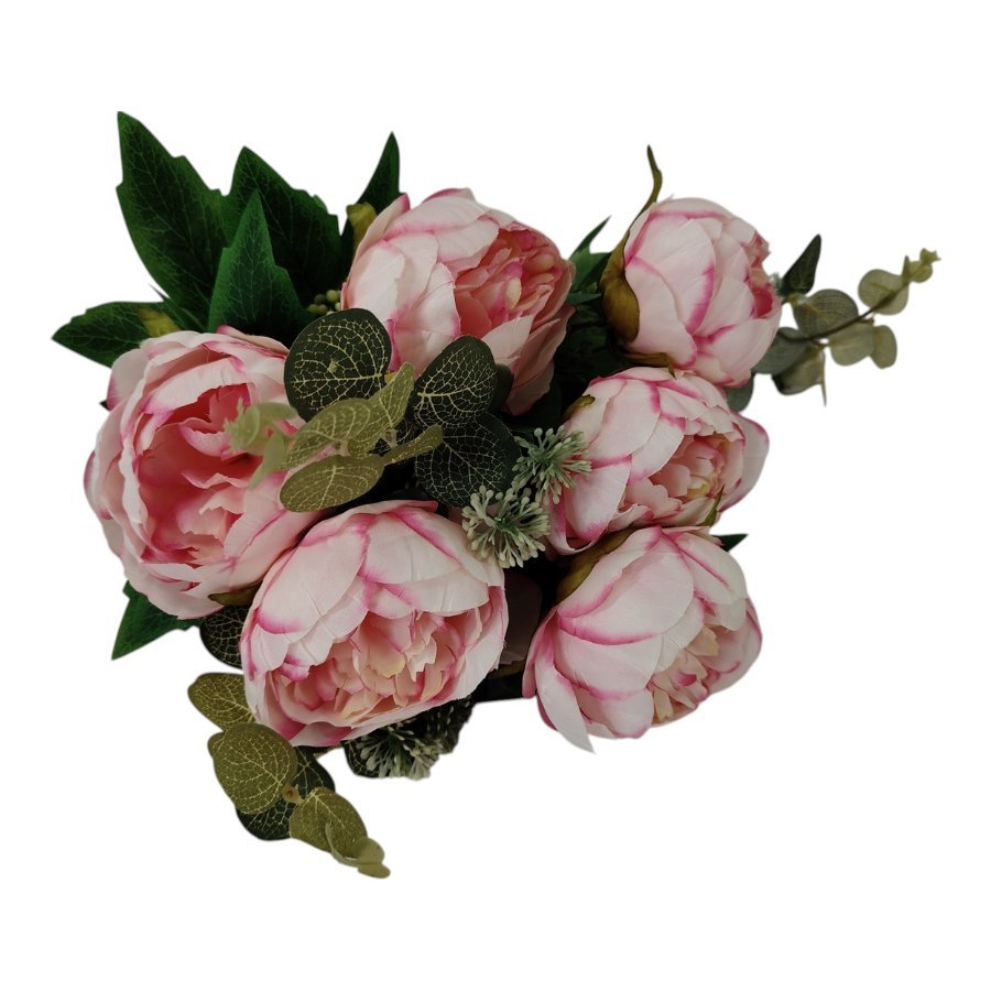 Bukiet Peonia H 46 cm 7 Główek + dodatki (wzór 5)