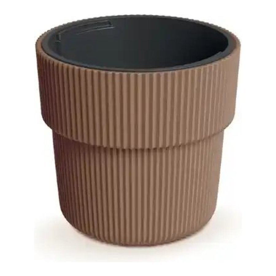 Doniczka z wkładem Milly DBMIR300 średnica 30 cm Rustykalna cegła brąz