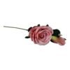 Gałązka Róża 3 D z pąkiem H 70 cm Q 9 cm