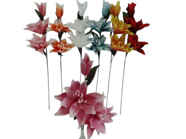Gałązka Magnolia Pianka H 110 cm 2 Kwiaty + 1 pąk - obrazek 4