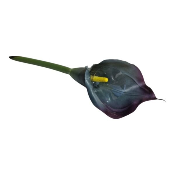 Kalla Kalia gałązka pojedyncza gumowa H 74 cm 12cmx9 cm