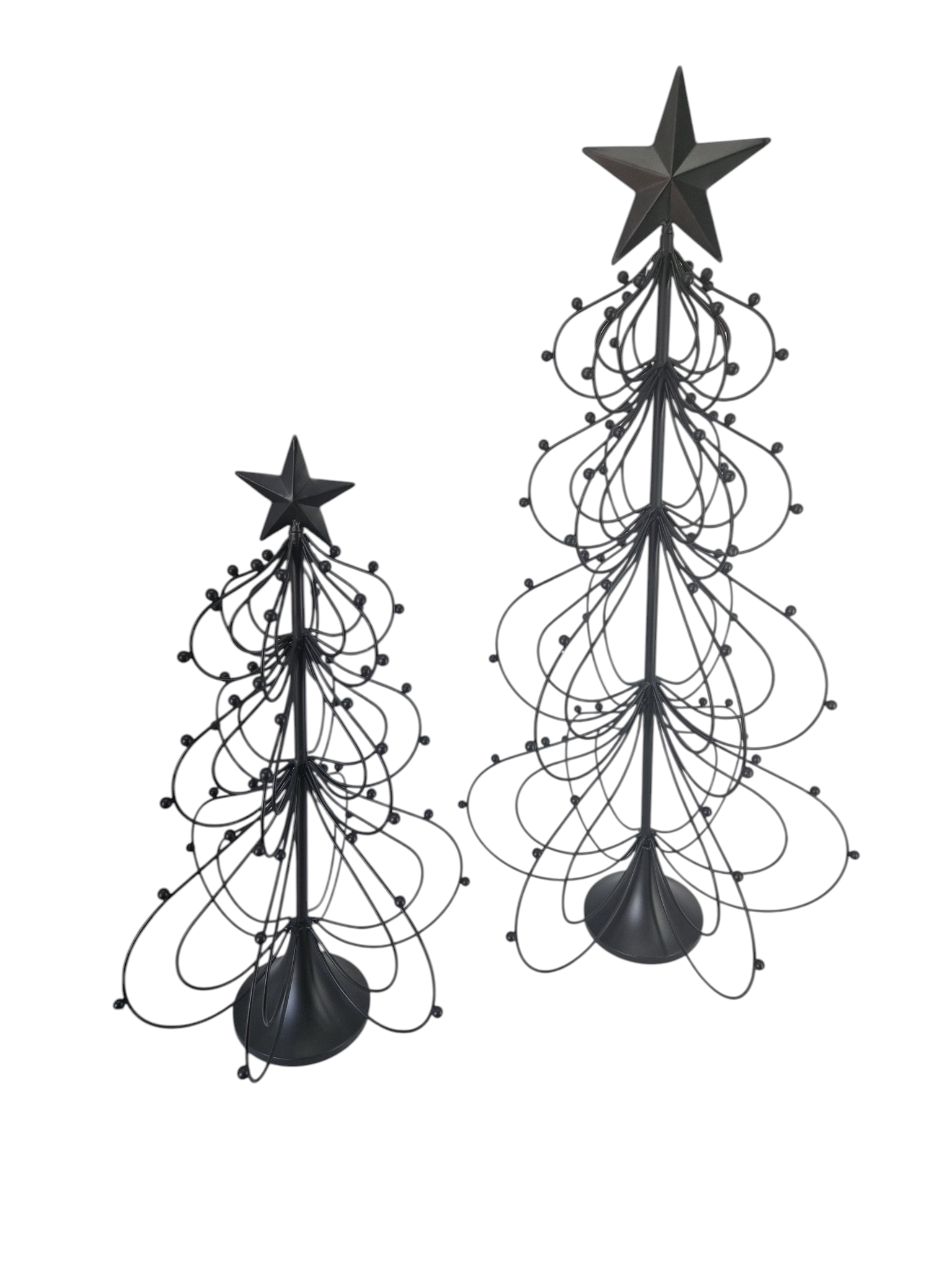 Choinka Metalowa Duża H 92 cm LS25B3156-BLACK - obrazek 2
