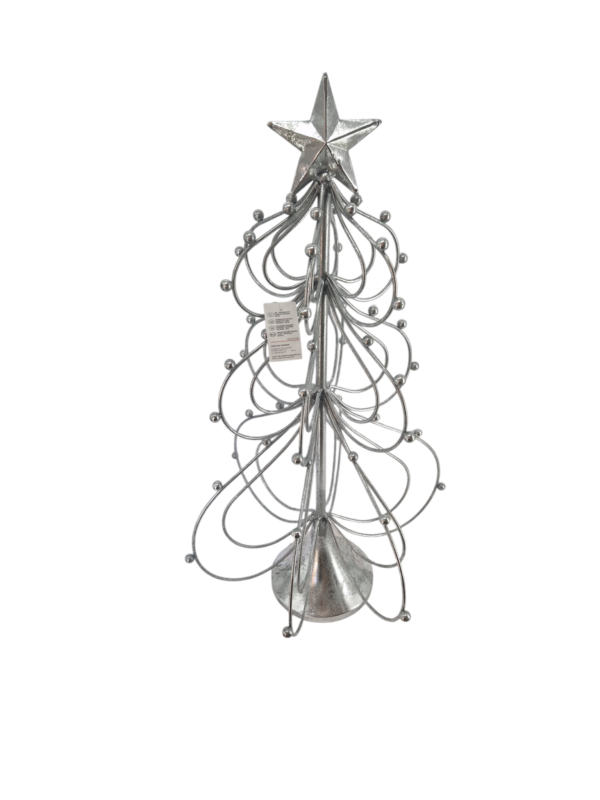 Choinka Metalowa Mała H 65 cm LS25B3156S-SILVER