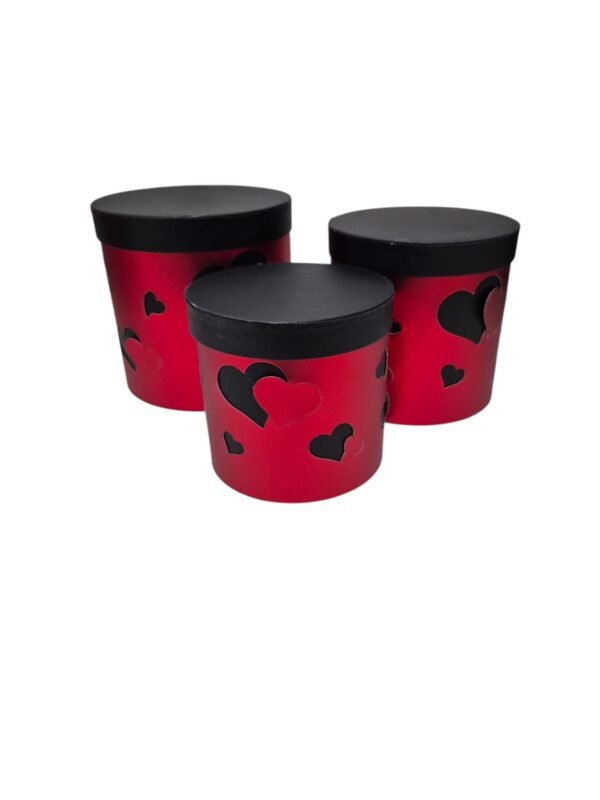 Flowerbox pudełko na kwiaty 3 w 1 H2304661 Serca