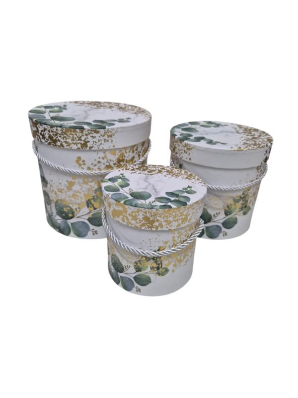 Flowerbox pudełko na kwiaty 3 w 1 W5070/3 Wzorzyste