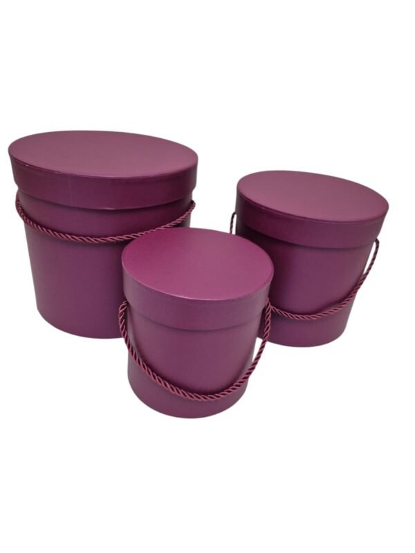 Flowerbox pudełko na kwiaty 3 w 1 W5070/3 Plum