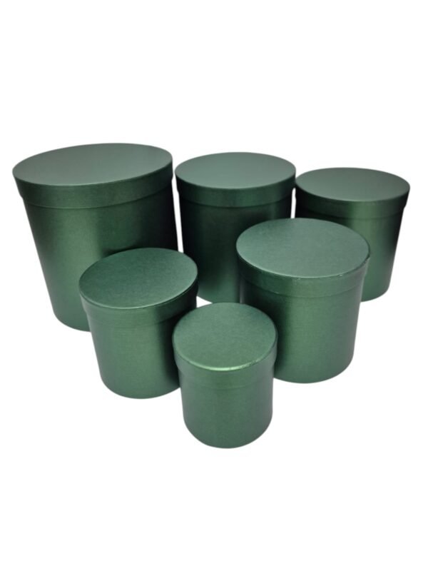 Flowerbox pudełko na kwiaty 6 w 1 W5020A Ciemnozielone