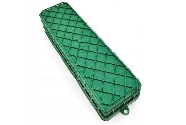 Garnet Maxi 38 cm z gąbką florystyczną zieloną do kwiatów żywych 1 szt 38 × 13 × 8 cm