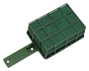 Floret z gąbką florystyczną zieloną do kwiatów żywych MIDI 1 szt 5907691078125