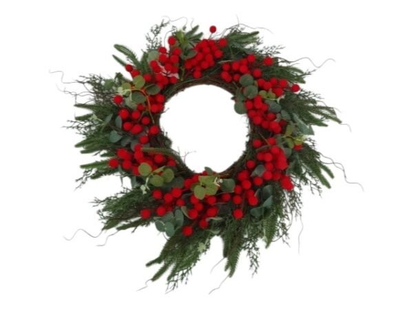 Wianek Dekoracyjny Świąteczny Bożonarodzeniowy 66 cm L99-17920