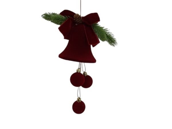 Dzwonek Bożonarodzeniowy h 26 cm 26K019
